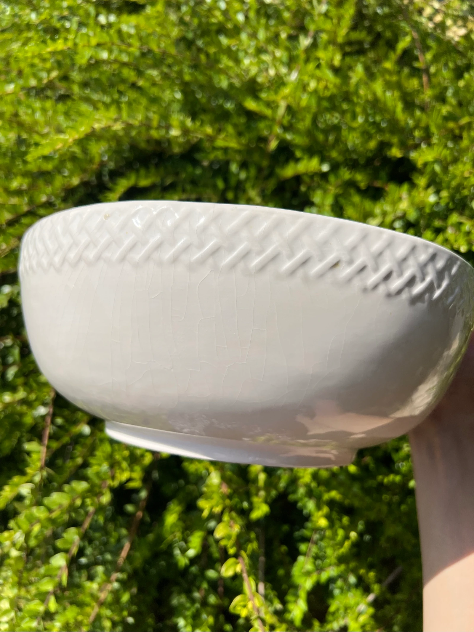 🍂 Vintage keramische slakom herfst 🍂 noten walnoten bladeren rustieke decoratie 28,5 cm – photo 8